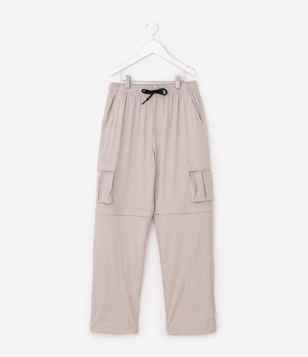 Pantalón Recto Infantil Vira Bermuda - Talle 5 a 14 años 2