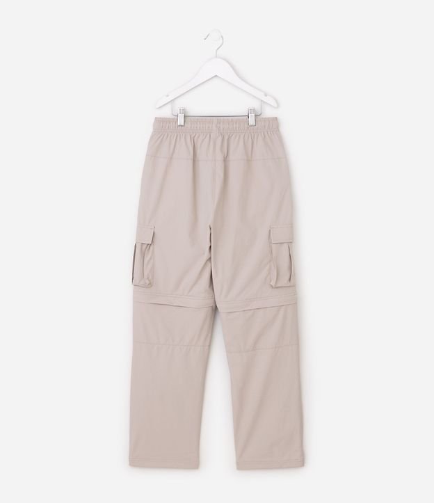 Pantalón Recto Infantil Vira Bermuda - Talle 5 a 14 años 3