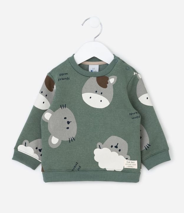 Saco Infantil con Estampa de Animales – Talle 0 a 18 Meses 3