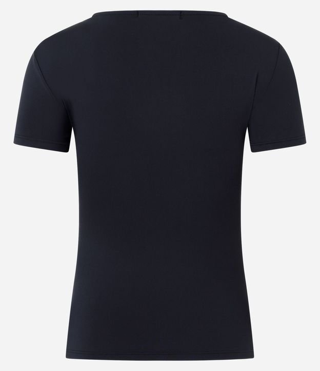 Blusa Regular en Poliamida con Escote Bote 3