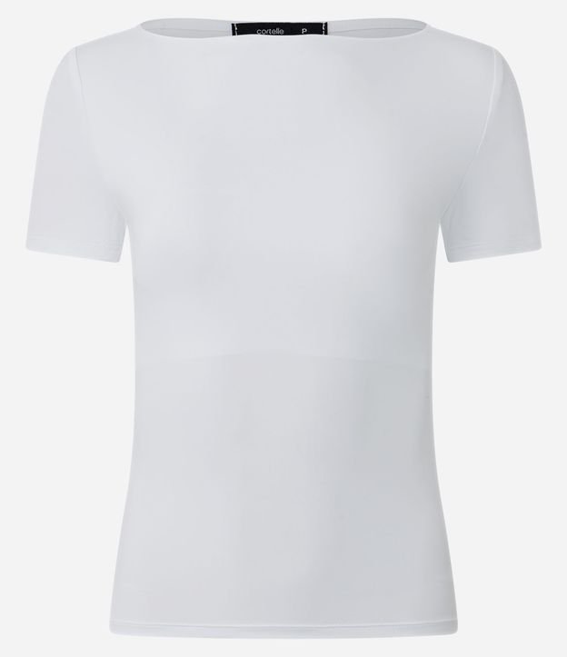 Blusa Regular en Poliamida con Escote Bote 5