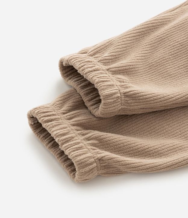Pantalón Infantil Acanalada Cómodo – Talle 0 a 18 Meses 5