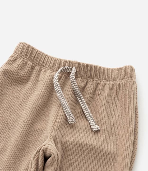 Pantalón Infantil Acanalada Cómodo – Talle 0 a 18 Meses 6