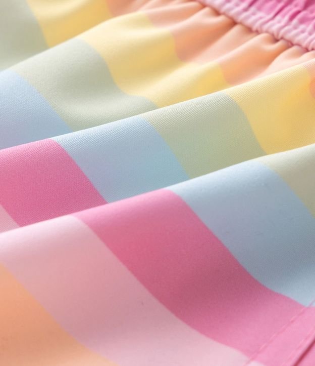 Short Infantil con Estampado Rayada y Cordón – Talle 1 a 6 años 4