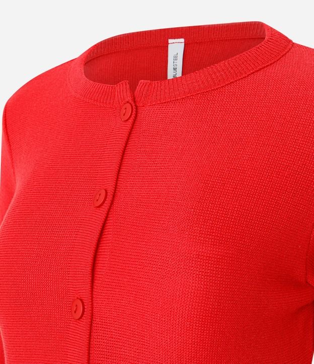 Saco Peplum en Tricot con Botones 6