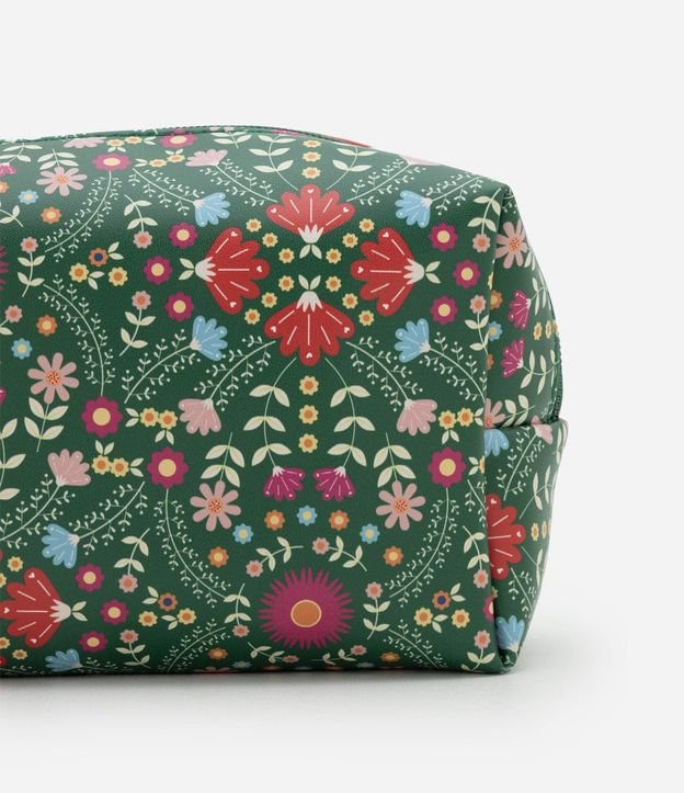Neceser Rectangular Mediana con Estampa Floral 4