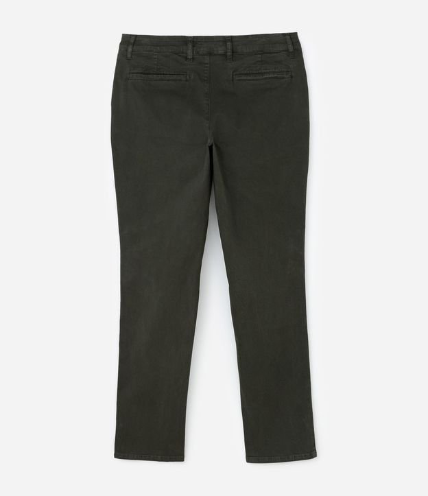 Pantalón Slim en Sarga Lavada 6