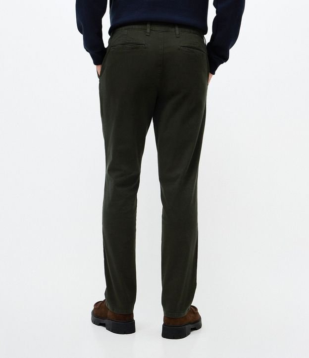 Pantalón Slim en Sarga Lavada 3
