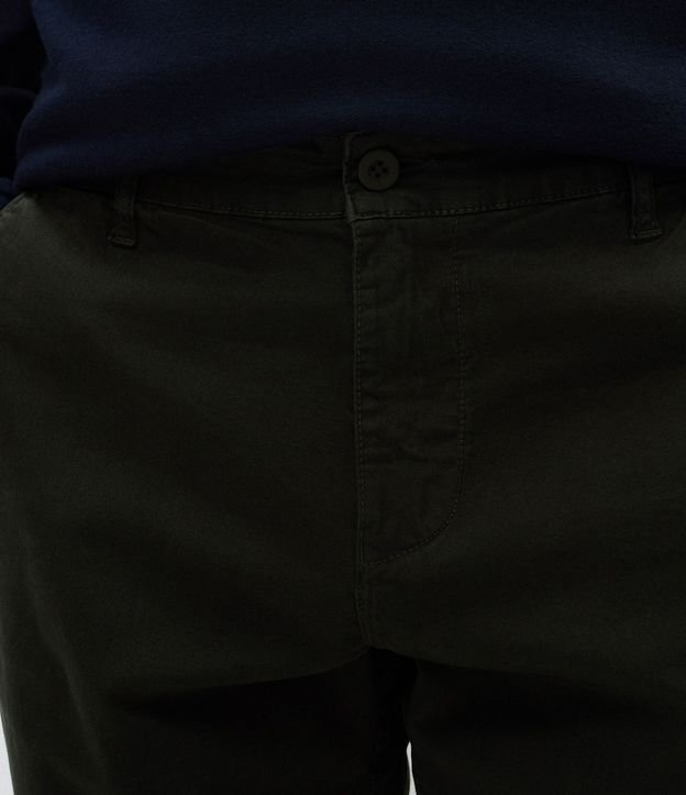 Pantalón Slim en Sarga Lavada 4