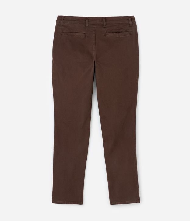 Pantalón Slim en Sarga Lavada 6