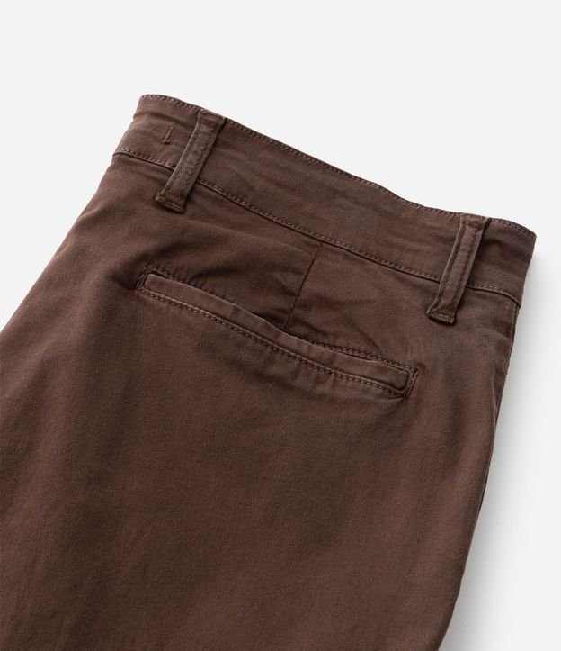 Pantalón Slim en Sarga Lavada 9