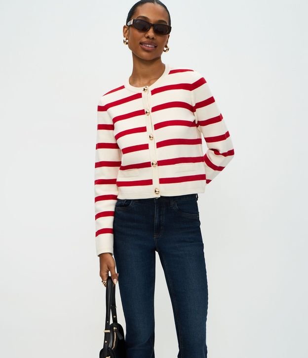 Pantalón Flare Jeans con Bolsillos Funcionales 2