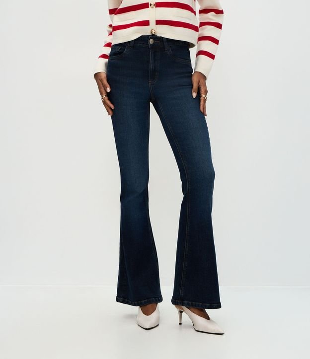 Pantalón Flare Jeans con Bolsillos Funcionales 3