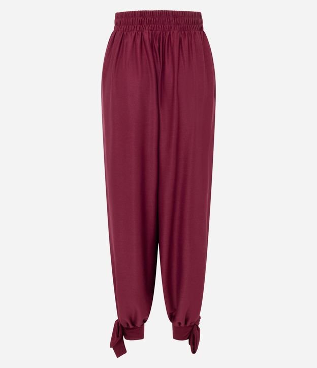 Pantalón Aladim en Piquet con Lazo en el Tobillo 9