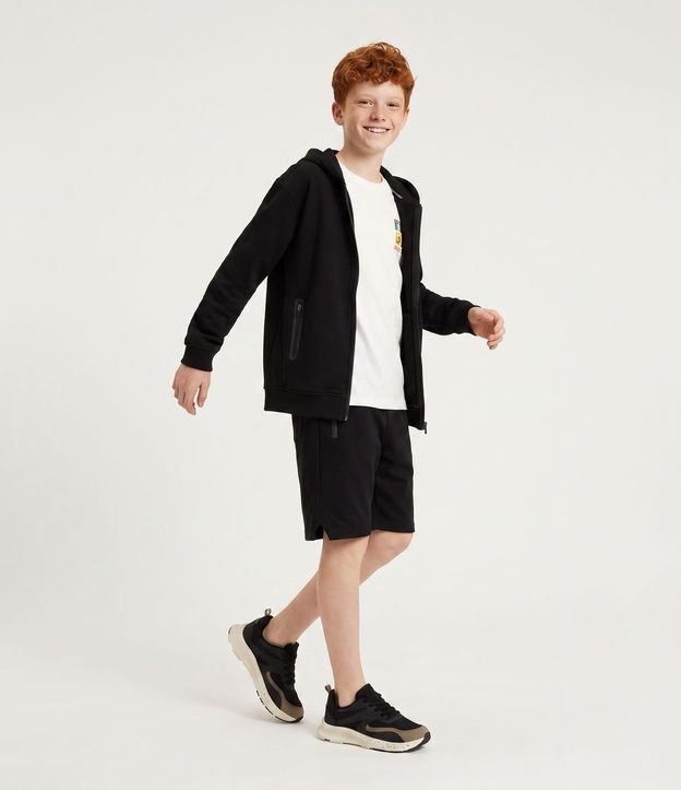 Saco Infantil en Tech Fleece con Cremallera y Capucha – Talle 5 a 14 años 2