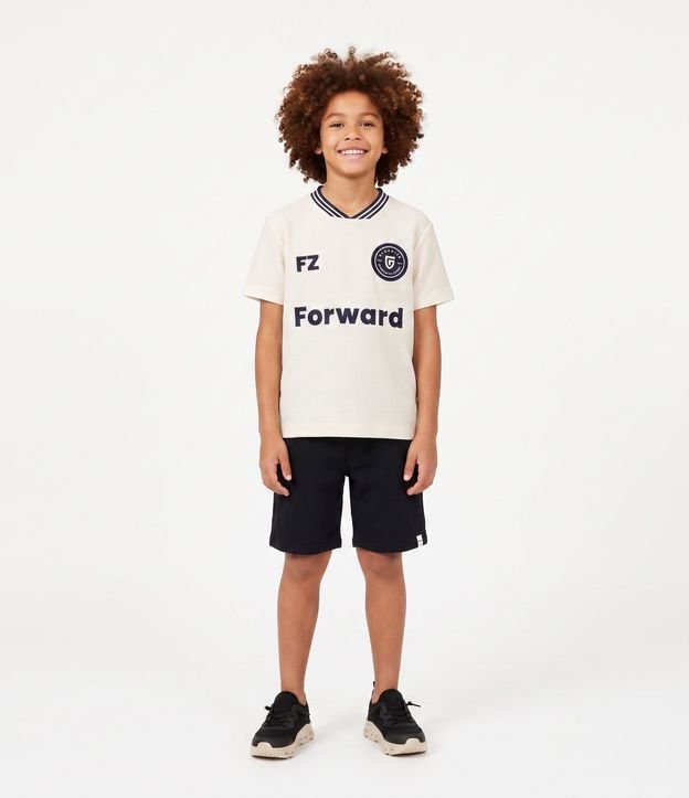 Remera Regular con Patch Deportivo - Talle 5 a 14 años 1