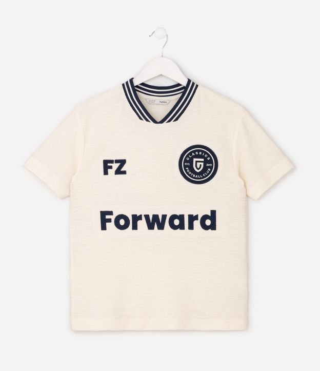 Remera Regular con Patch Deportivo - Talle 5 a 14 años 2