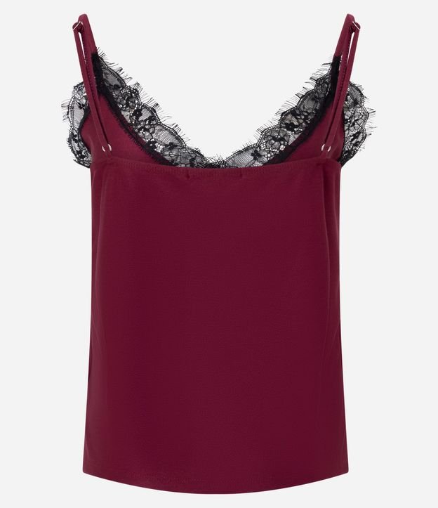 Blusa en Piquet con Encaje Delicada Aplicada 7