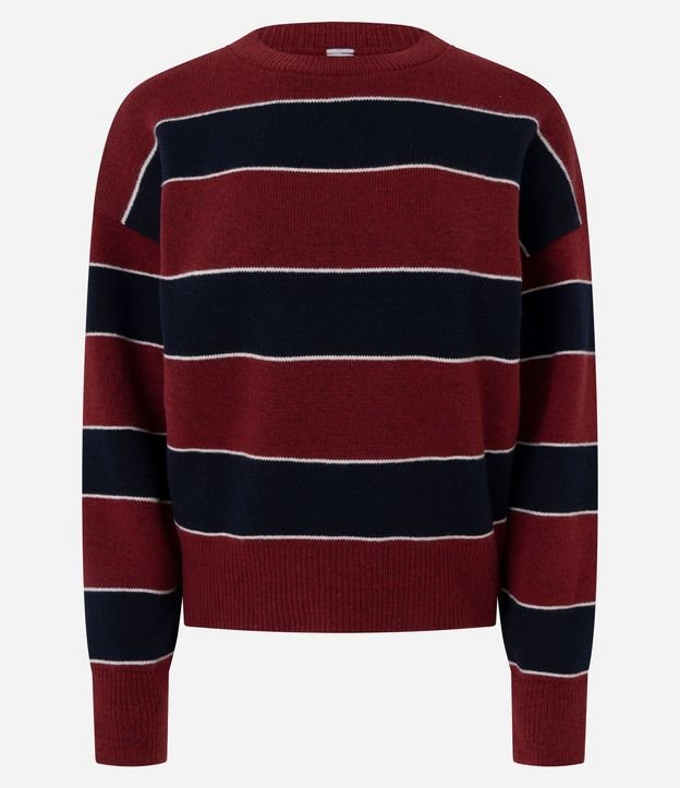 Blusa Manga Larga en Punto Listrado 5