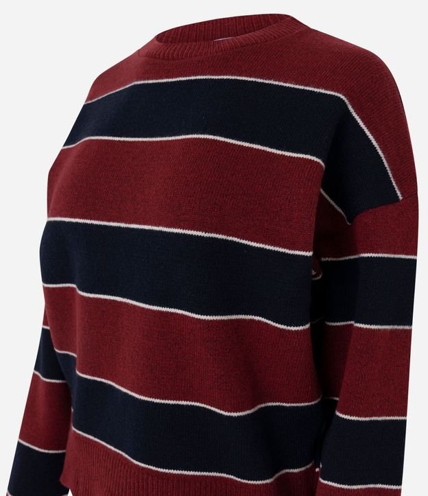 Blusa Manga Larga en Punto Listrado 6