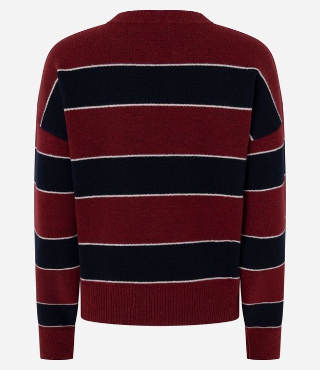 Blusa Manga Larga en Punto Listrado 7