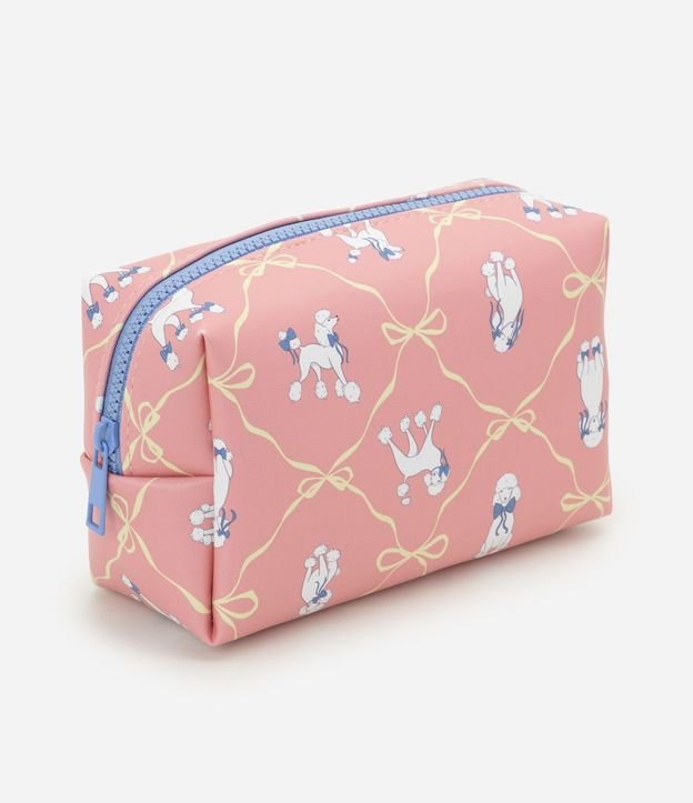 Neceser Mediana con Estampa de Perro Poodle