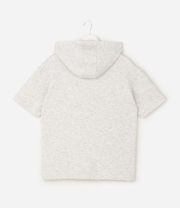 Remera Infantil en Algodón con Capucha Tech y Lettering – Talle 5 a 14 años 3