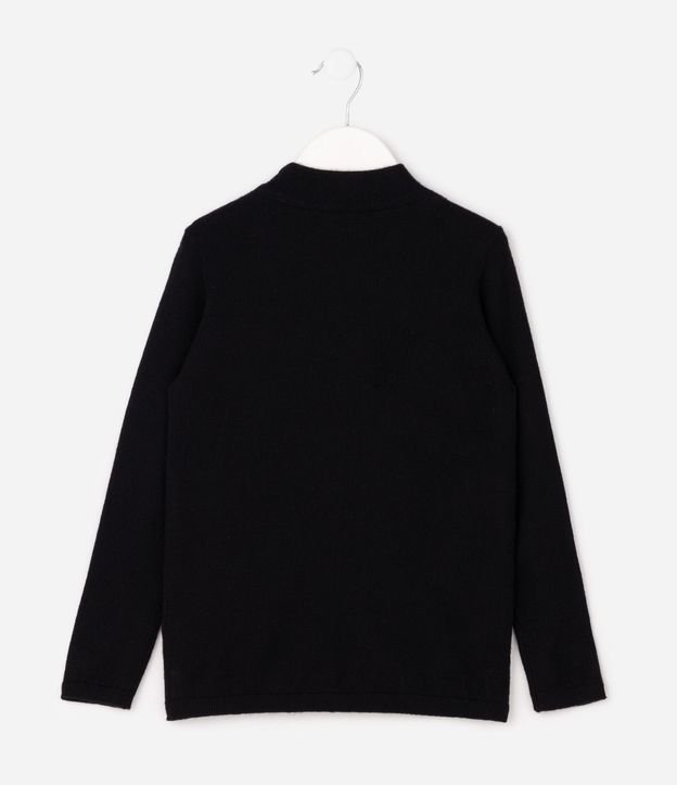 Sueter Infantil en Punto con Cuello Alto – Talle 1 a 6 años 3