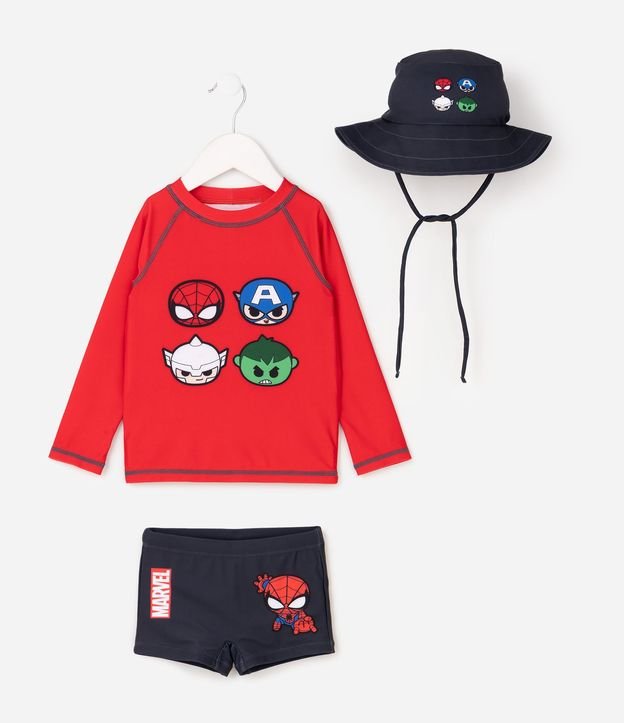 Conjunto Infantil en Poliamida Mini Heróis -  2 a 6 años 1
