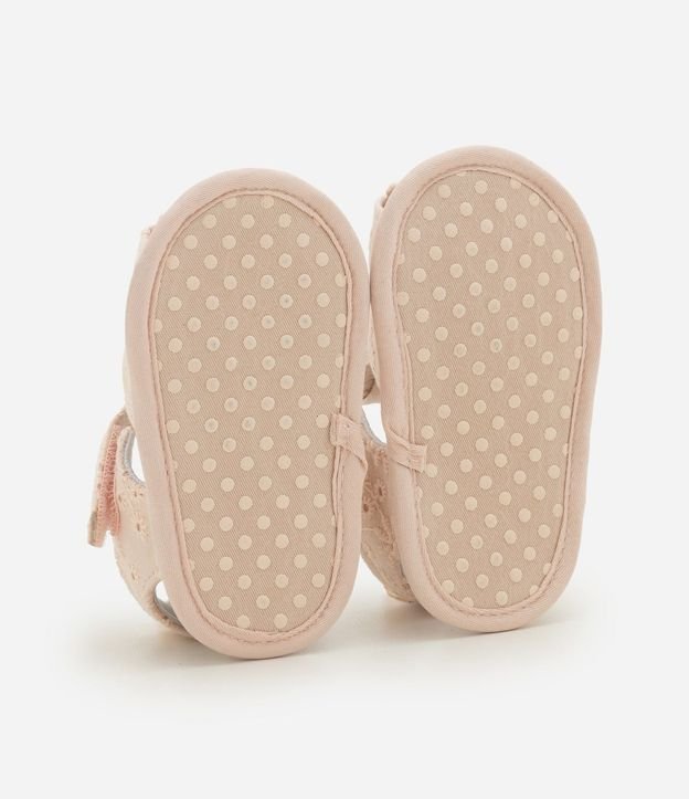 Sandalia Bebe en Broderie con Velcro - Talle 13 a 19 3