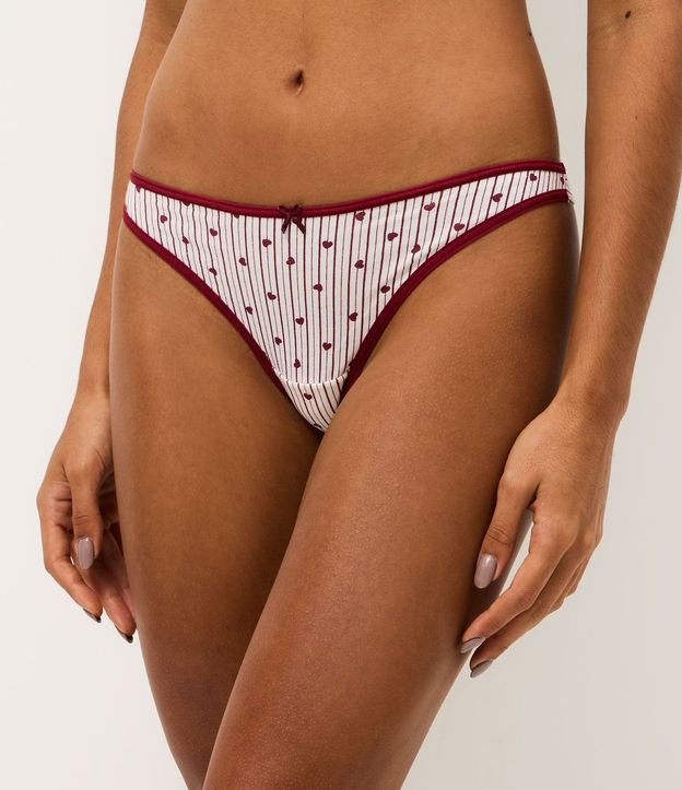 Kit 02 Bombachas Bikini Hilo Doble en Algodón 3