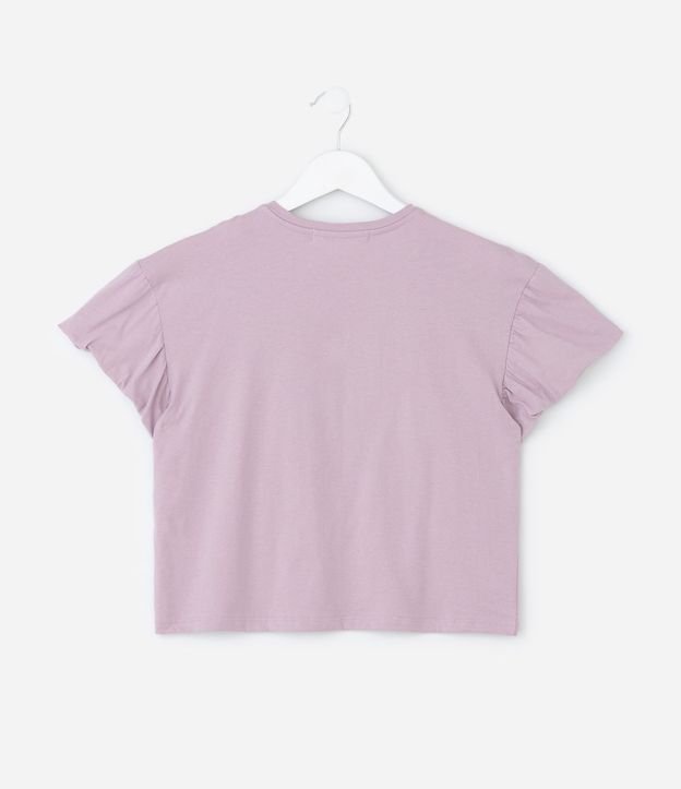 Blusa Infantil con Lazo Bordado en Encaje – Talle 5 a 14 años 3