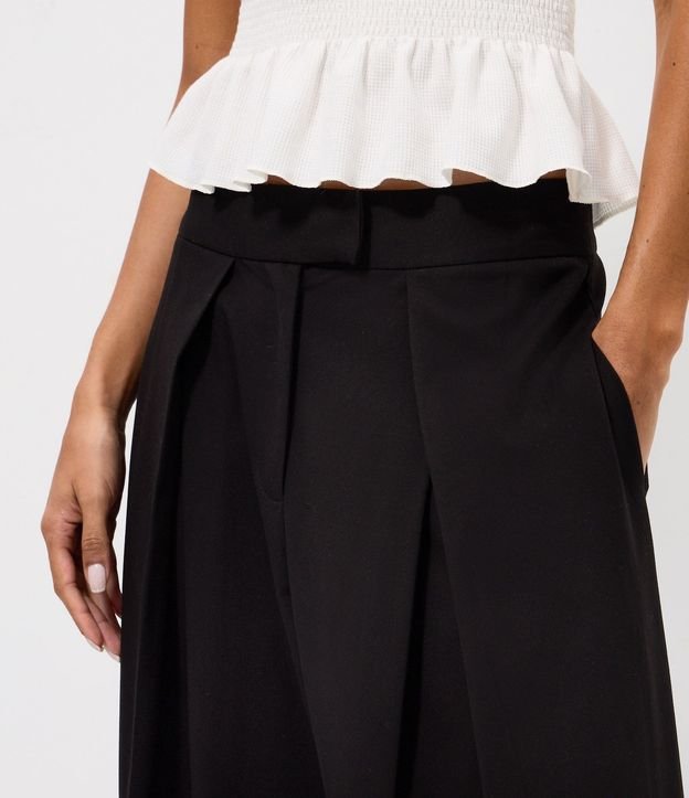 Pantalón Sastrería Cintura Alta con Pliegues Delanteros 3