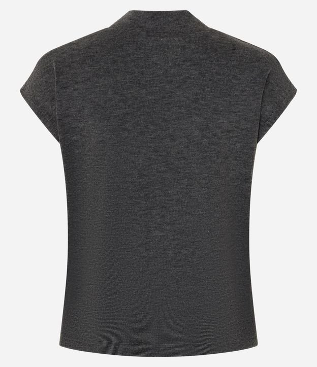 Blusa en Rib con Cuello Alto 2