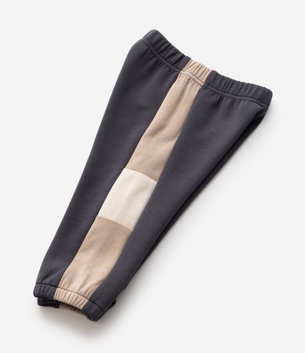 Pantalón Infantil en Modal con Raya Lateral - Talle 0 A 18 Meses 5