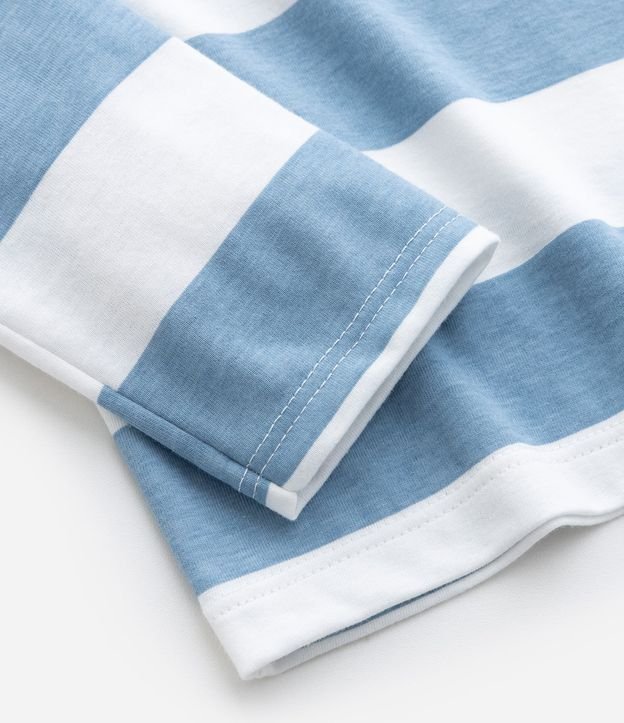 Remera Infantil Rayada con Estampa de Bluey en el Bolsillo – Talle 2 a 6 años 5