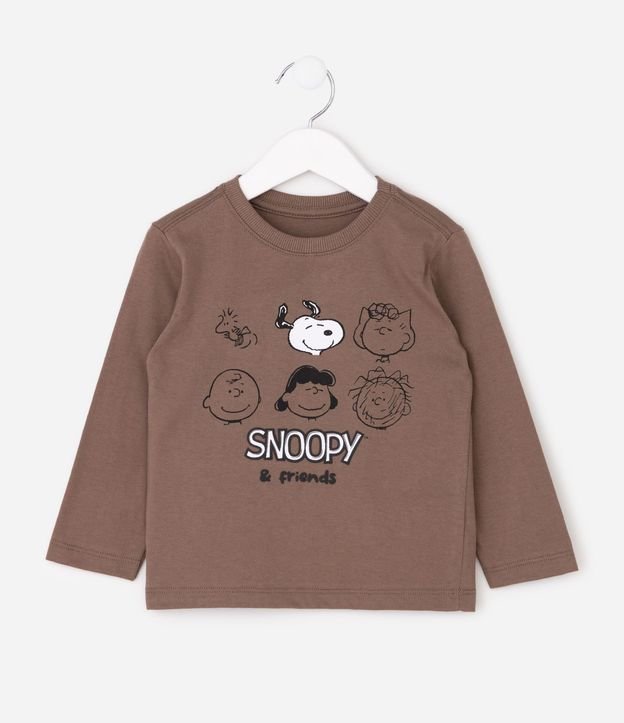 Remera Infantil Manga Larga Estampa de Snoopy Friends – Talle 2 a 6 años 2