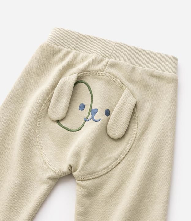 Conjunto Bebé Algodón con Bordado Osito – Talle 0 a 18 Meses 4