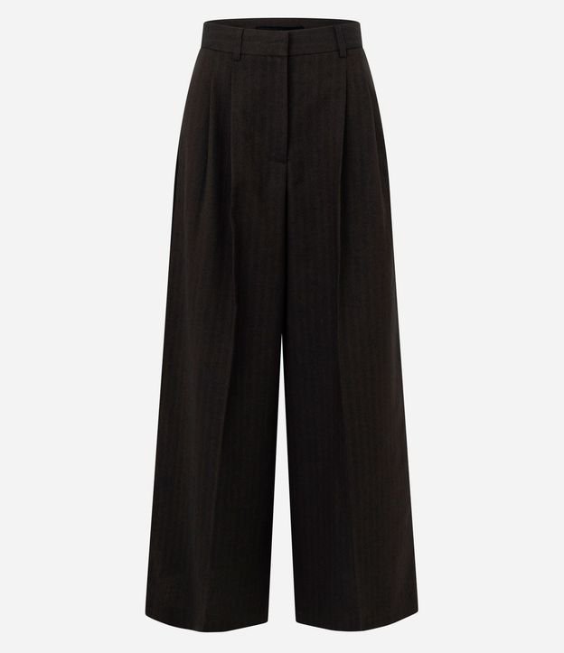 Pantalón Amplio Sastre con Pliegues Delanteros 5