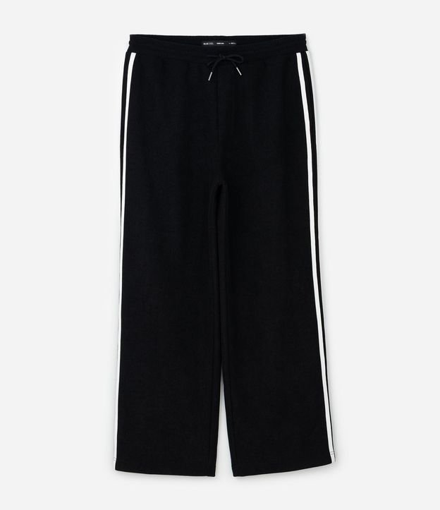 Pantalón Algodón Super Wide Leg con Rayas Laterales 5