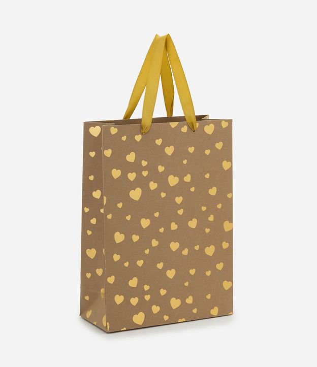 Bolsa de Regalo Pequeña con Estampa de Corazón
