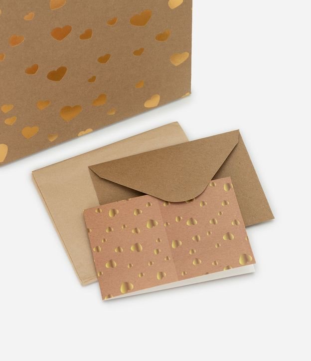 Bolsa de Regalo Pequeña con Estampa de Corazón 4