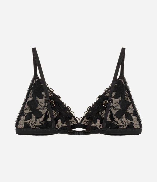 Soutien Top en Tule con Bordado Floral 2