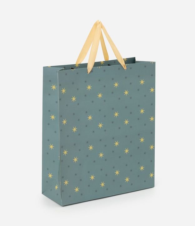 Bolsa de Regalo Mediana con Estampa de Estrellas