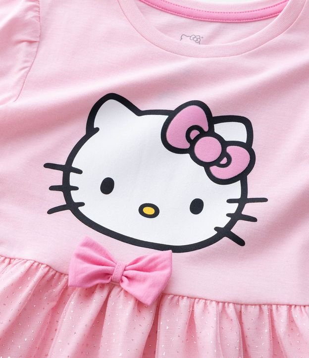 Camisón Infantil con Estampa de Hello Kitty y Pollera de Tule – Talle 3 a 8 años 7