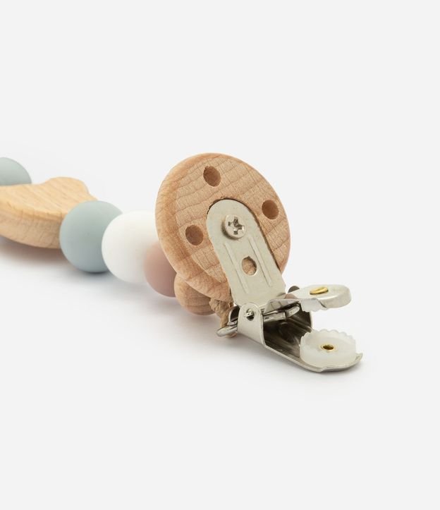 Prendedor de Chupeta en Silicone con Oso - Talle U 2