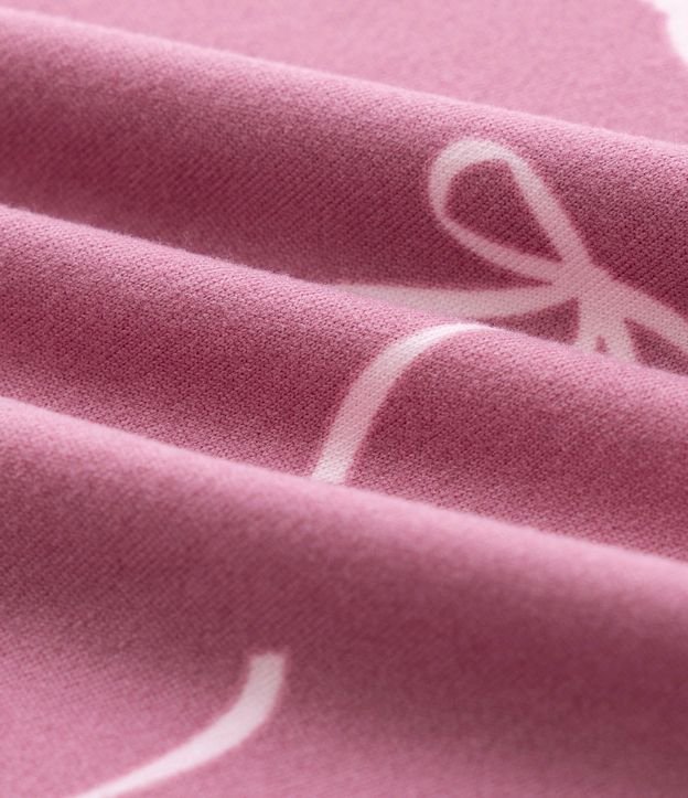 Pijama Infantil en Algodón con Estampa de Lacitos y Toque Suave - Talle 5 a 16 años 6