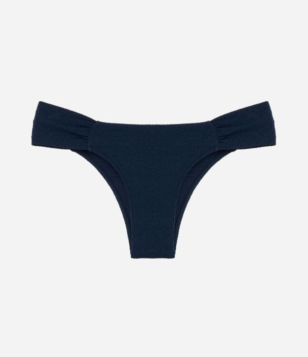 Bikini Bombacha Lateral Drapeada en Microfibra Texturizada 5