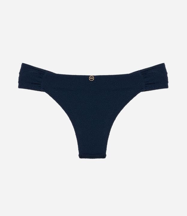 Bikini Bombacha Lateral Drapeada en Microfibra Texturizada 6