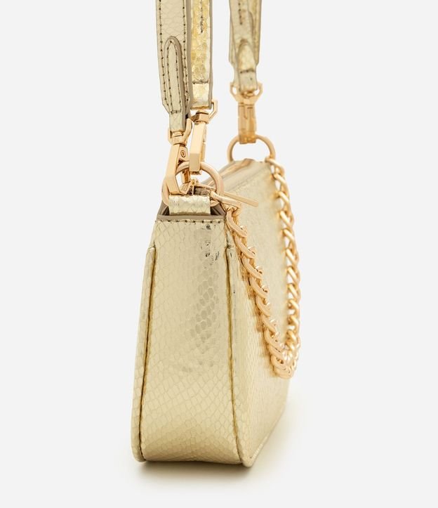 Cartera Shoulder Pequeña en PU con Detalle de Cadena 2